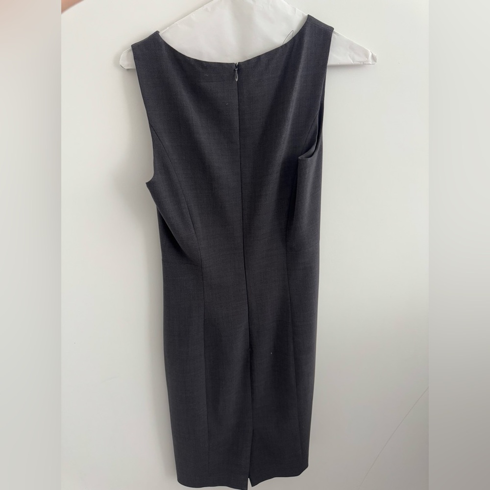 Theory Charcoal Sleeveless Dress - Picture 2 of 7